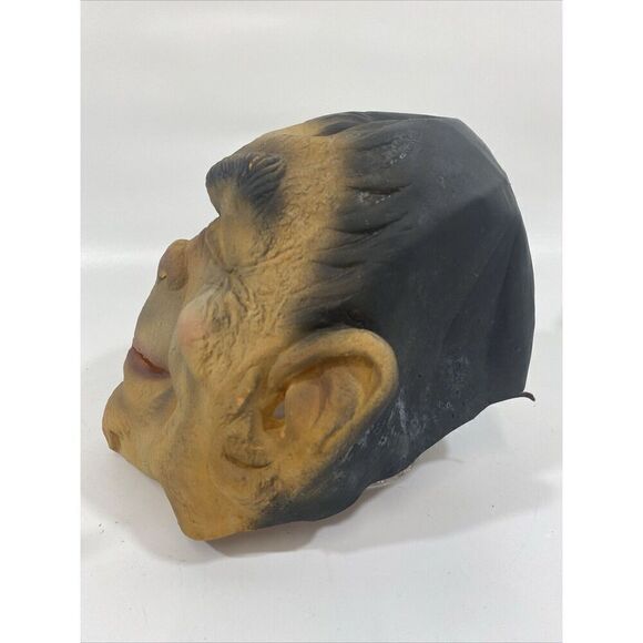 Vintage 80s Latex Face/head costume Mask Made In Sri Lanka Zombie Man - Picture 4 of 10
